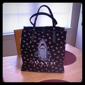 Coach Sharky Canvas Tote
